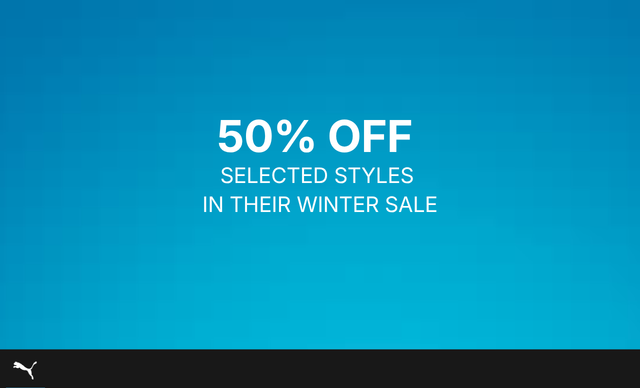 PUMA WINTER SALE: 
